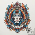 Tattoo sketch spiritual awakening, concept ar… – tattoo sketch (№1759435905_0, 02.10.2025 20:11) — tattoovalue.net