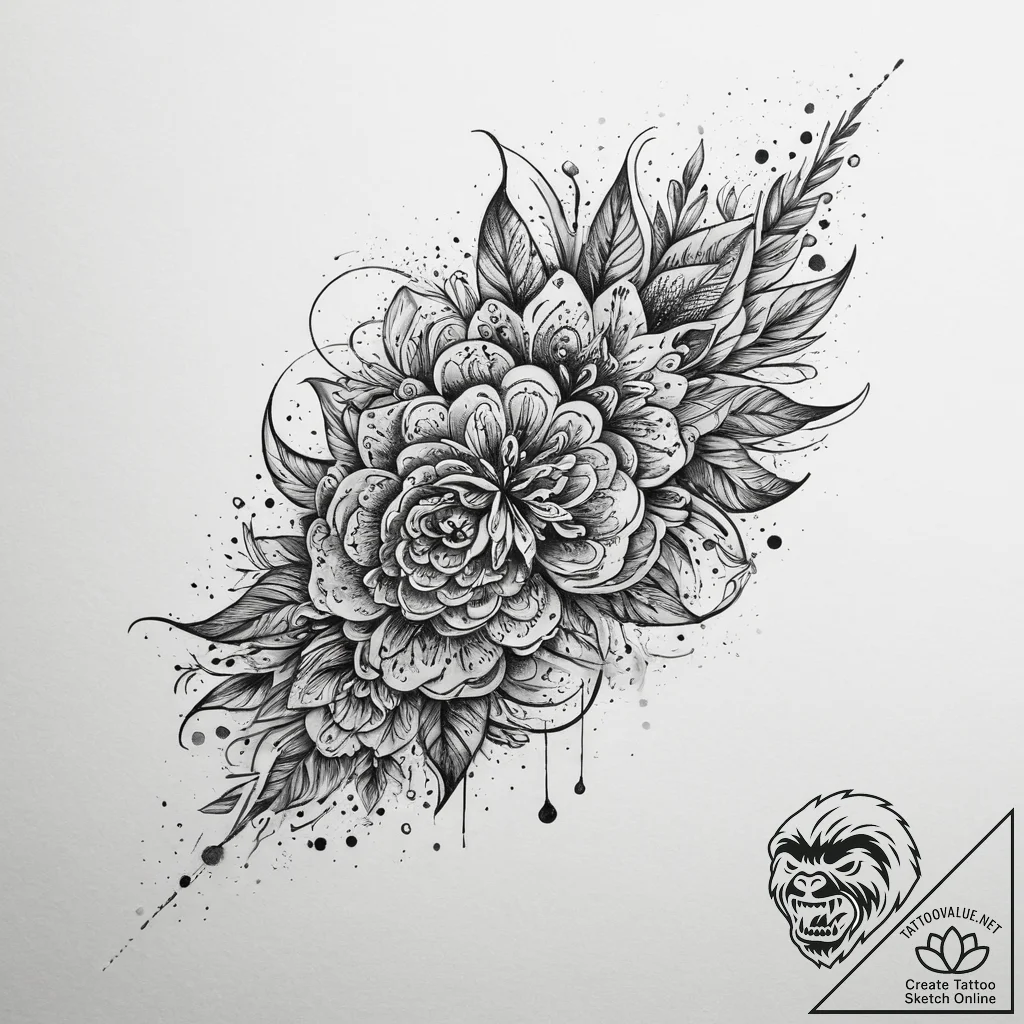 Tattoo sketch clay, tattoo sketch design, mut... - tattoo sketch (№1759436494_0, 02.10.2025 20:21) — tattoovalue.net