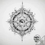 Tattoo sketch cosmic story – tattoo sketch (№1759436887_0, 02.10.2025 20:28) — tattoovalue.net