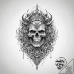 Tattoo sketch fortress – tattoo sketch (№1759437279_0, 02.10.2025 20:34) — tattoovalue.net