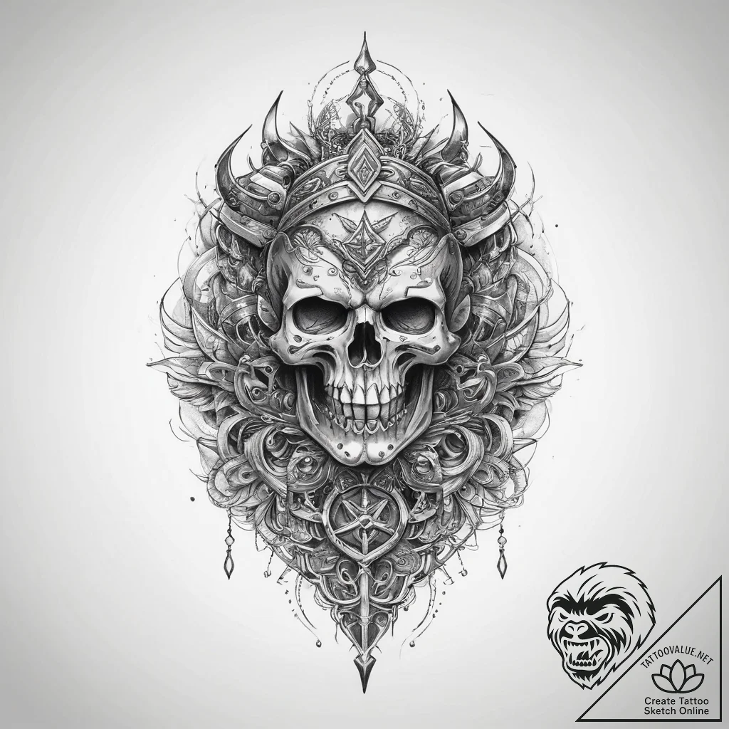 Tattoo sketch fortress - tattoo sketch (№1759437279_0, 02.10.2025 20:34) — tattoovalue.net