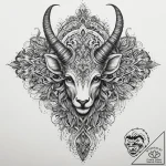 Tattoo sketch faun, tattoo flash sheet design… – tattoo sketch (№1759439049_0, 02.10.2025 21:04) — tattoovalue.net
