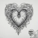 Tattoo sketch heart, tattoo drawing outline,… – tattoo sketch (№1759440029_0, 02.10.2025 21:20) — tattoovalue.net