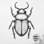 Tattoo sketch whirligig beetle, tattoo sketch… – tattoo sketch (№1759441008_0, 02.10.2025 21:36) — tattoovalue.net