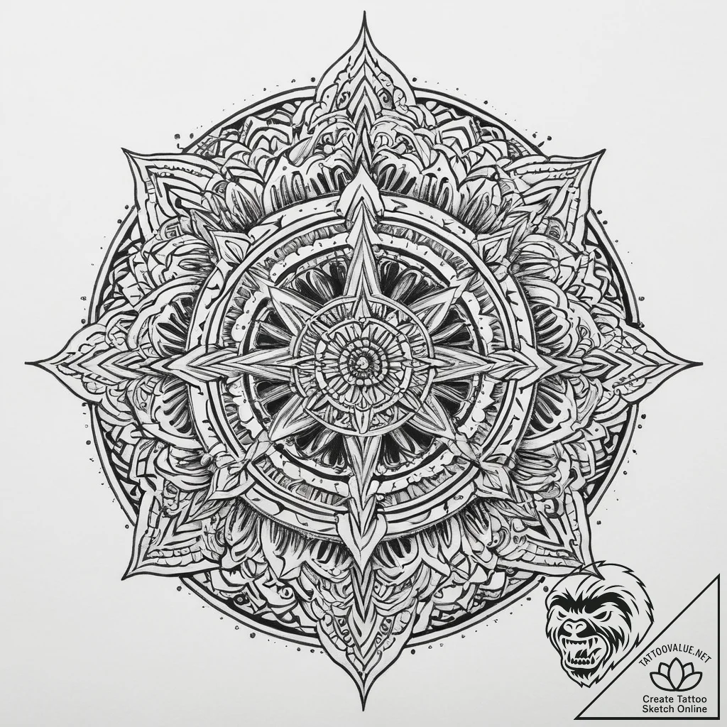 Tattoo sketch weapon, ink illustration for ta... - tattoo sketch (№1759441986_0, 02.10.2025 21:53) — tattoovalue.net