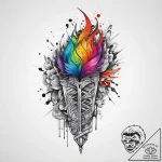 Tattoo sketch elegant comb, tattoo drawing ou… – tattoo sketch (№1759442963_0, 02.10.2025 22:09) — tattoovalue.net