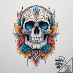 Tattoo sketch skeleton, tattoo sketch design,… – tattoo sketch (№1759443355_0, 02.10.2025 22:15) — tattoovalue.net