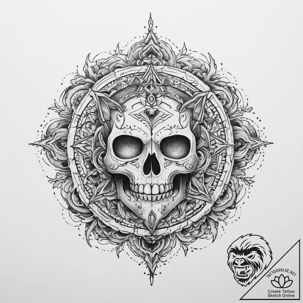 Tattoo sketch permit - tattoo sketch (№1759443944_0, 02.10.2025 22:25) — tattoovalue.net