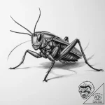 Tattoo sketch mole cricket, concept art for t… – tattoo sketch (№1759445315_0, 02.10.2025 22:48) — tattoovalue.net