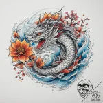 Tattoo sketch banshee, concept art for tattoo… – tattoo sketch (№1759447475_0, 02.10.2025 23:24) — tattoovalue.net