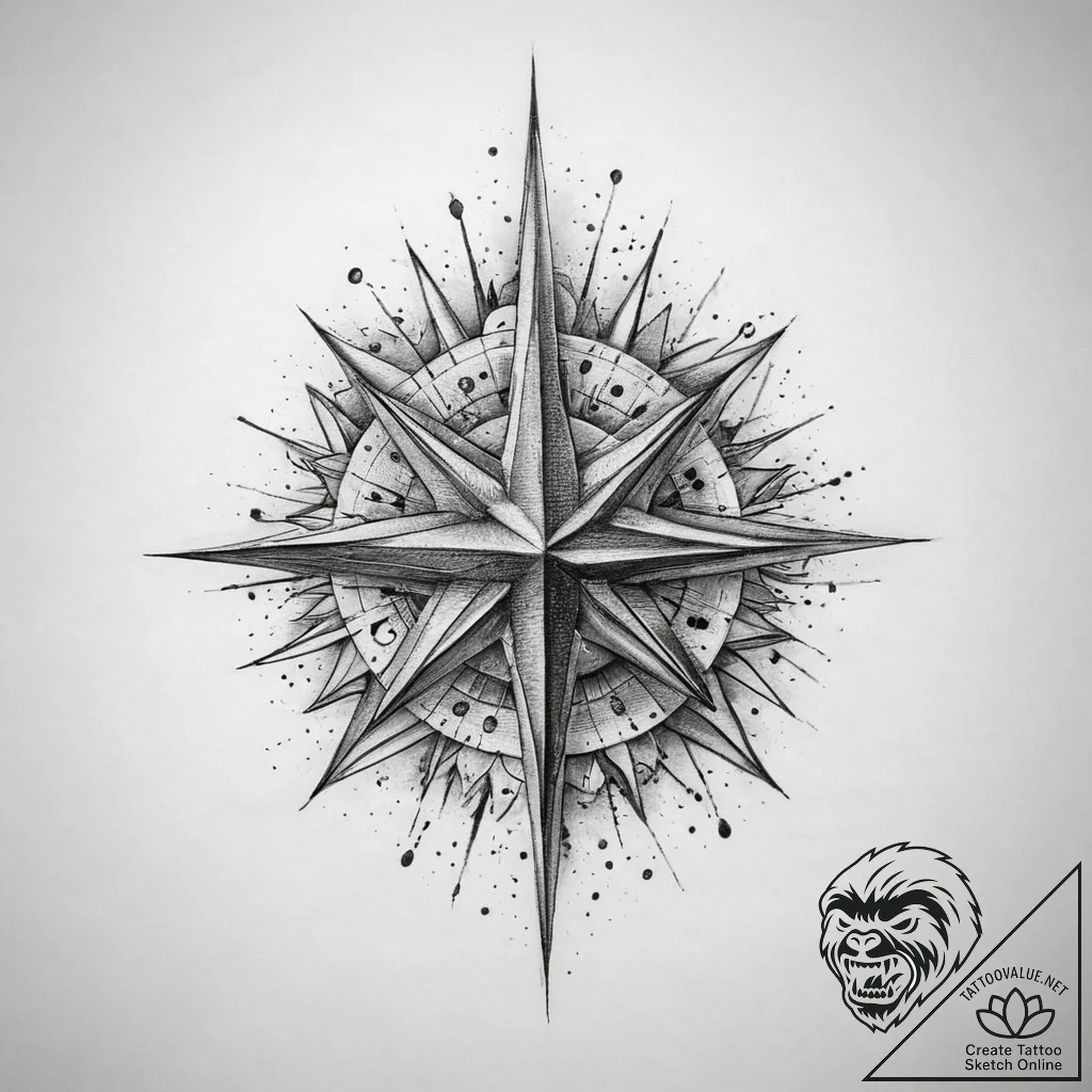 Tattoo sketch stardust, tattoo line art, real... - tattoo sketch (№1759449167_0, 02.10.2025 23:52) — tattoovalue.net