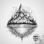 Tattoo sketch абстрактный пейзаж, tattoo draw… – tattoo sketch (№1759451553_0, 03.10.2025 00:32) — tattoovalue.net