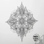 Home & comfort, tattoo line art, black outlin… – tattoo sketch (№1759452347_0, 03.10.2025 00:45) — tattoovalue.net