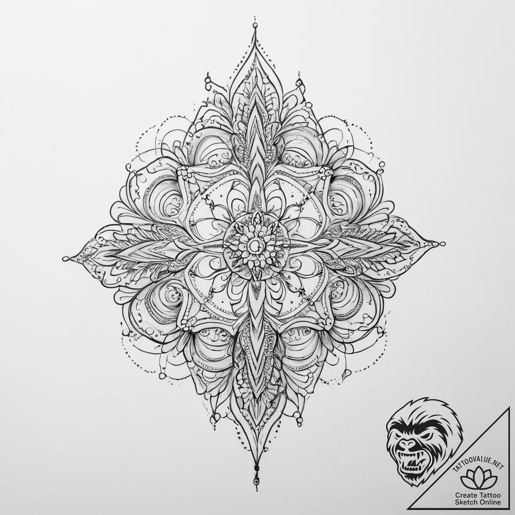 Home & comfort, tattoo line art, black outlin... - tattoo sketch (№1759452347_0, 03.10.2025 00:45) — tattoovalue.net