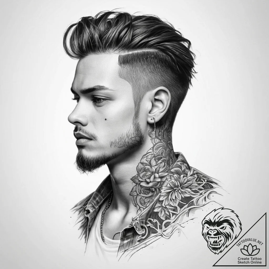 Tattoo sketch jay - tattoo sketch (№1759453345_0, 03.10.2025 01:02) — tattoovalue.net
