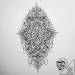 Tattoo sketch chain around wrist, tattoo draw… – tattoo sketch (№1759454150_0, 03.10.2025 01:15) — tattoovalue.net