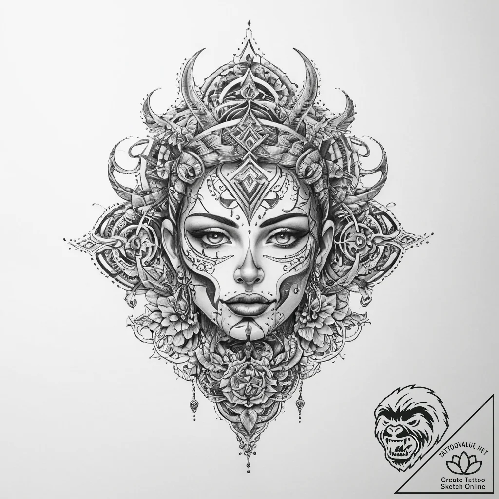 Tattoo sketch road - tattoo sketch (№1759456952_0, 03.10.2025 02:02) — tattoovalue.net
