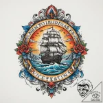 Tattoo sketch oasis, concept art for tattoo,… – tattoo sketch (№1759457153_0, 03.10.2025 02:05) — tattoovalue.net