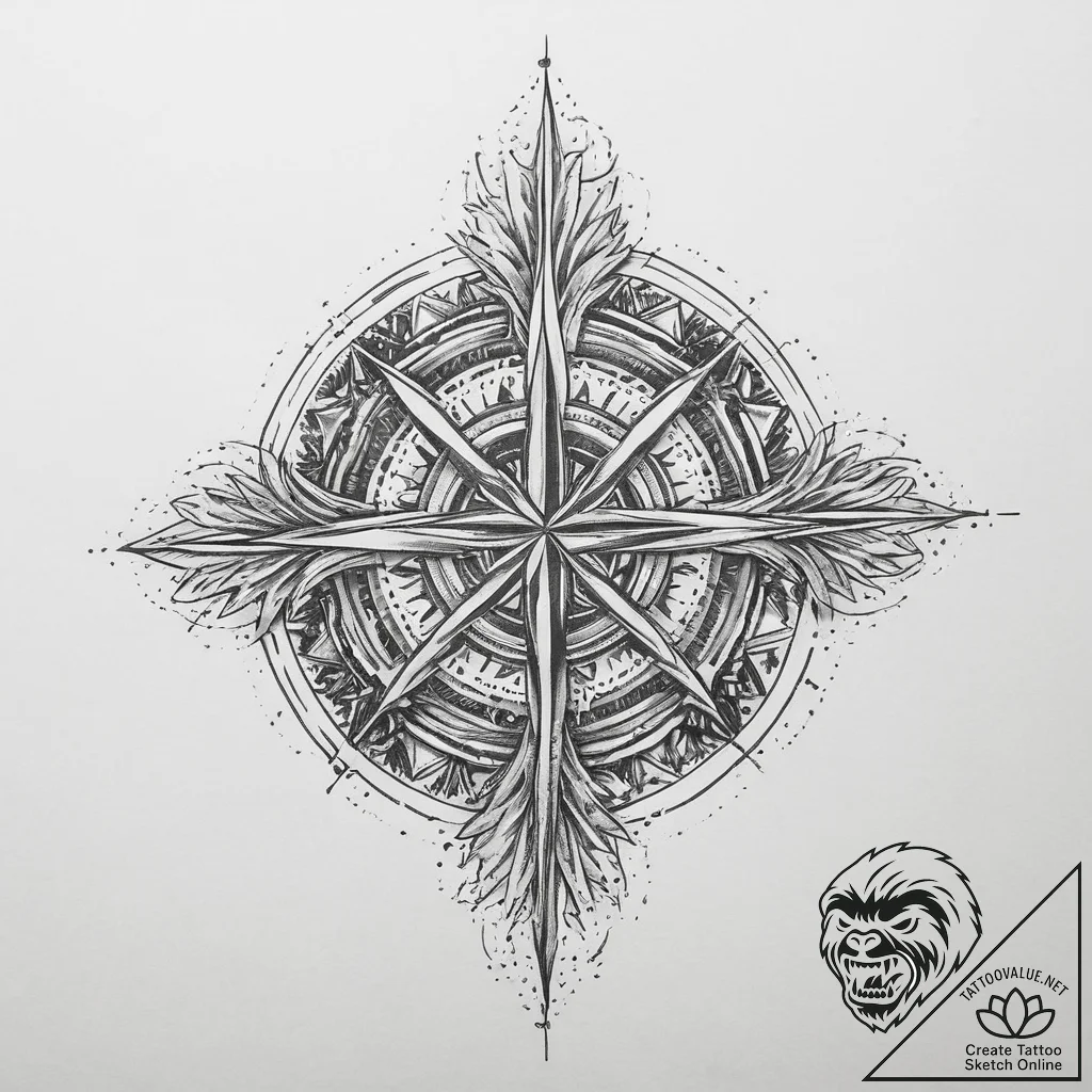 Tattoo sketch cosmic self, tattoo drawing out... - tattoo sketch (№1759457555_0, 03.10.2025 02:12) — tattoovalue.net