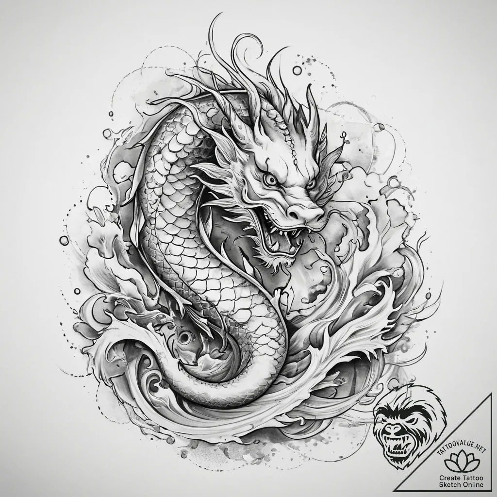 Tattoo sketch sacred soul, concept art for ta... - tattoo sketch (№1759457753_0, 03.10.2025 02:15) — tattoovalue.net