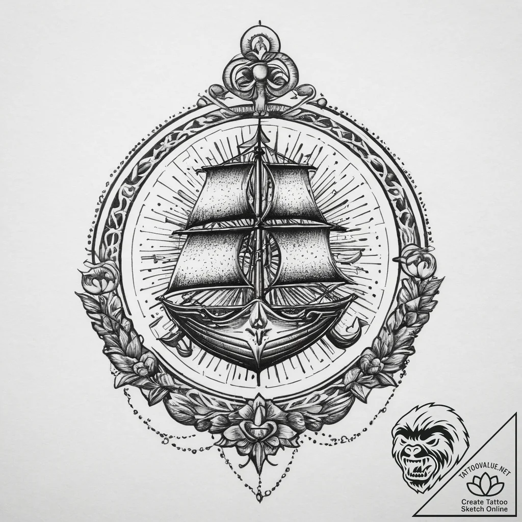 Tattoo sketch beautiful mess, concept art for... - tattoo sketch (№1759458543_0, 03.10.2025 02:29) — tattoovalue.net