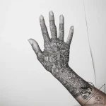 Tattoo sketch hands with a document – tattoo sketch (№1759460567_0, 03.10.2025 03:02) — tattoovalue.net