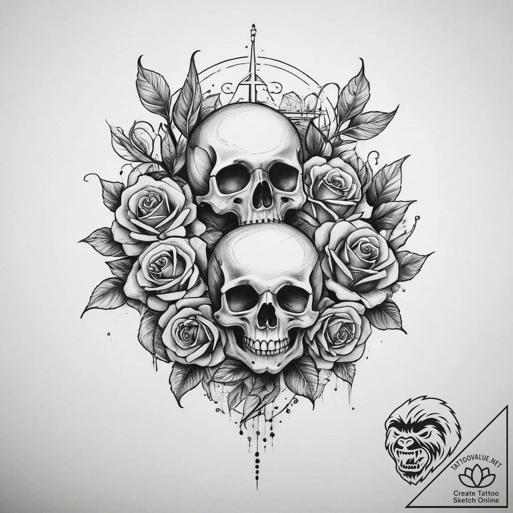 Tattoo sketch flight, artistic tattoo sketch,... - tattoo sketch (№1759461973_0, 03.10.2025 03:26) — tattoovalue.net