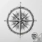 Tattoo sketch узор в виде компаса, artistic t… – tattoo sketch (№1759462969_0, 03.10.2025 03:42) — tattoovalue.net