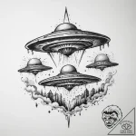 Tattoo sketch ufo beam, tattoo sketch design,… – tattoo sketch (№1759464959_0, 03.10.2025 04:15) — tattoovalue.net