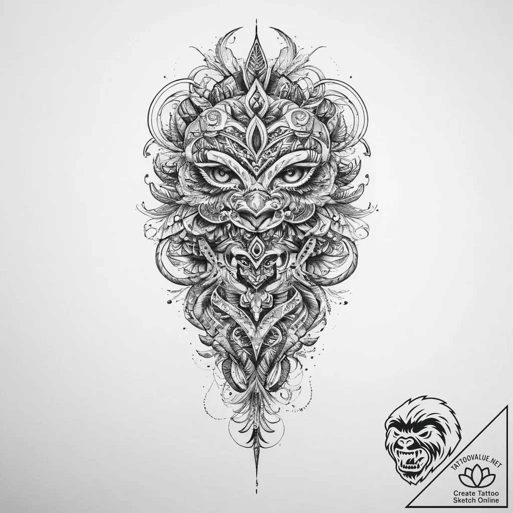 Tattoo sketch узор в виде молнии - tattoo sketch (№1759467356_0, 03.10.2025 04:55) — tattoovalue.net