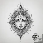 Tattoo sketch cosmic entity, tattoo flash she… – tattoo sketch (№1759467954_0, 03.10.2025 05:05) — tattoovalue.net
