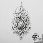 Tattoo sketch flame, tattoo sketch design, se… – tattoo sketch (№1759470540_0, 03.10.2025 05:49) — tattoovalue.net