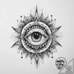 Tattoo sketch cosmic spirit, tattoo sketch de… – tattoo sketch (№1759473825_0, 03.10.2025 06:43) — tattoovalue.net