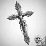 Tattoo sketch tour guide walking stick, artis… – tattoo sketch (№1759475350_0, 03.10.2025 07:09) — tattoovalue.net