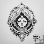 Tattoo sketch cosmic scene, tattoo flash shee… – tattoo sketch (№1759476232_0, 03.10.2025 07:23) — tattoovalue.net