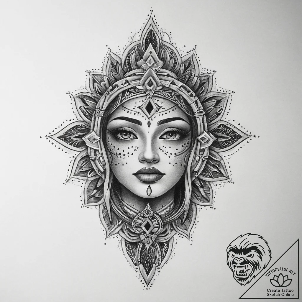 Tattoo sketch sacred source, tattoo drawing o... - tattoo sketch (№1759476672_0, 03.10.2025 07:31) — tattoovalue.net