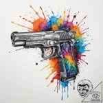 Tattoo sketch gun barrel, tattoo sketch desig… – tattoo sketch (№1759482397_0, 03.10.2025 09:06) — tattoovalue.net