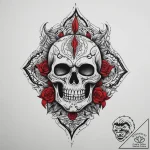 Tattoo sketch red, tattoo sketch design, bold… – tattoo sketch (№1759483922_0, 03.10.2025 09:32) — tattoovalue.net