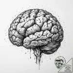 Tattoo sketch brain – tattoo sketch (№1759485463_0, 03.10.2025 09:57) — tattoovalue.net