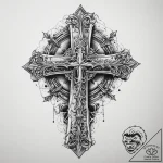 Tattoo sketch blessed portrayal, tattoo drawi… – tattoo sketch (№1759487206_0, 03.10.2025 10:26) — tattoovalue.net