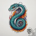 Tattoo sketch jormungandr snake, tattoo sketc… – tattoo sketch (№1759494636_0, 03.10.2025 12:30) — tattoovalue.net