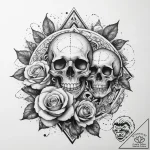 Tattoo sketch cosmic spring, tattoo sketch de… – tattoo sketch (№1759495068_0, 03.10.2025 12:37) — tattoovalue.net