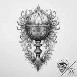 Tattoo sketch chalice pagan, tattoo flash she… – tattoo sketch (№1759497902_0, 03.10.2025 13:25) — tattoovalue.net
