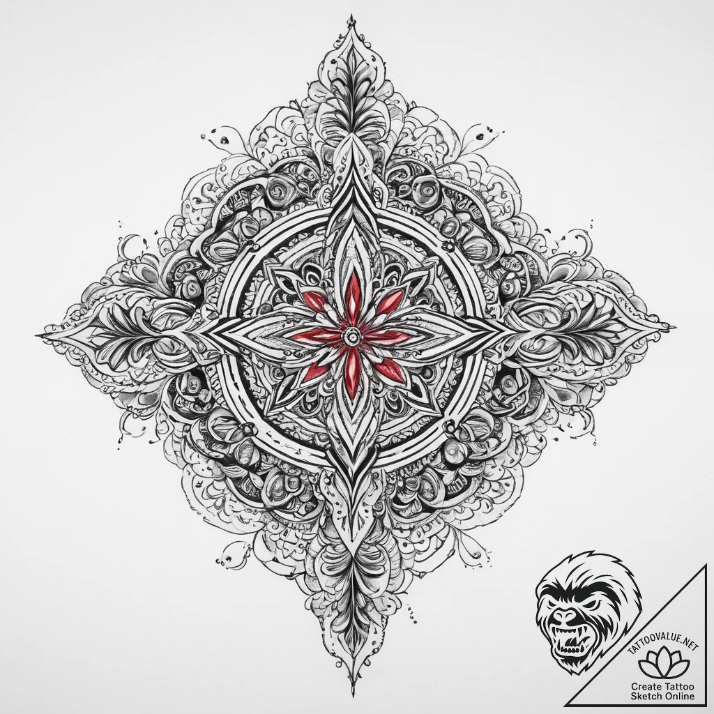 Tattoo sketch rank insignia, ink illustration... - tattoo sketch (№1759498570_0, 03.10.2025 13:36) — tattoovalue.net