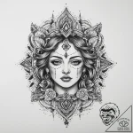 Tattoo sketch sacred scene, tattoo drawing ou… – tattoo sketch (№1759500312_0, 03.10.2025 14:05) — tattoovalue.net