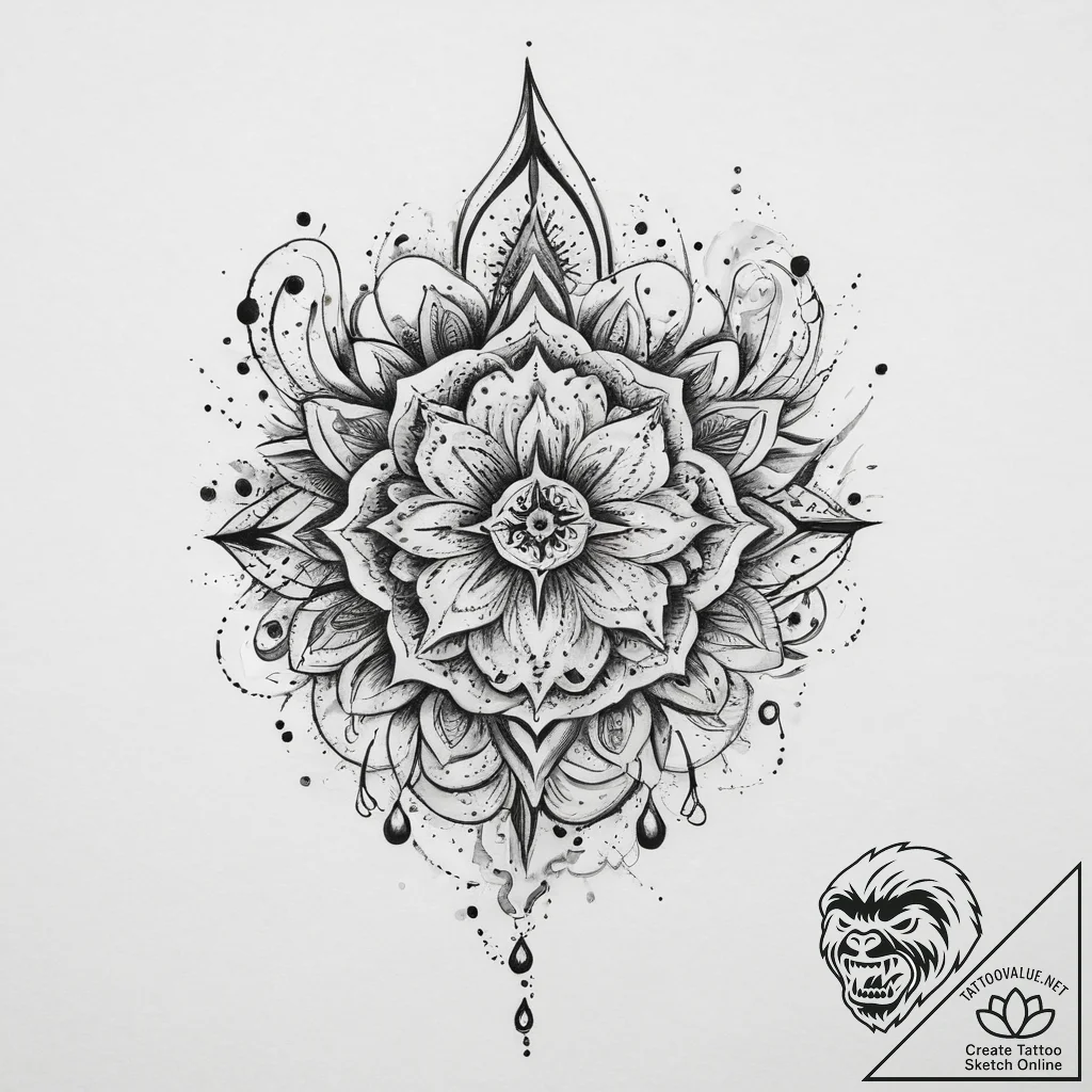 Tattoo sketch leg, tattoo flash sheet design,... - tattoo sketch (№1759503167_0, 03.10.2025 14:52) — tattoovalue.net