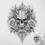 Tattoo sketch ice dragon frost, tattoo flash… – tattoo sketch (№1759505347_0, 03.10.2025 15:29) — tattoovalue.net