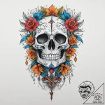Tattoo sketch skeleton, tattoo sketch design,… – tattoo sketch (№1759505564_0, 03.10.2025 15:32) — tattoovalue.net