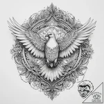 Tattoo sketch white-winged dove, tattoo sketc… – tattoo sketch (№1759506860_0, 03.10.2025 15:54) — tattoovalue.net