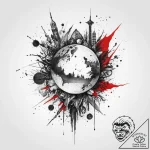 Tattoo sketch cosmic soil, artistic tattoo sk… – tattoo sketch (№1759507951_0, 03.10.2025 16:12) — tattoovalue.net